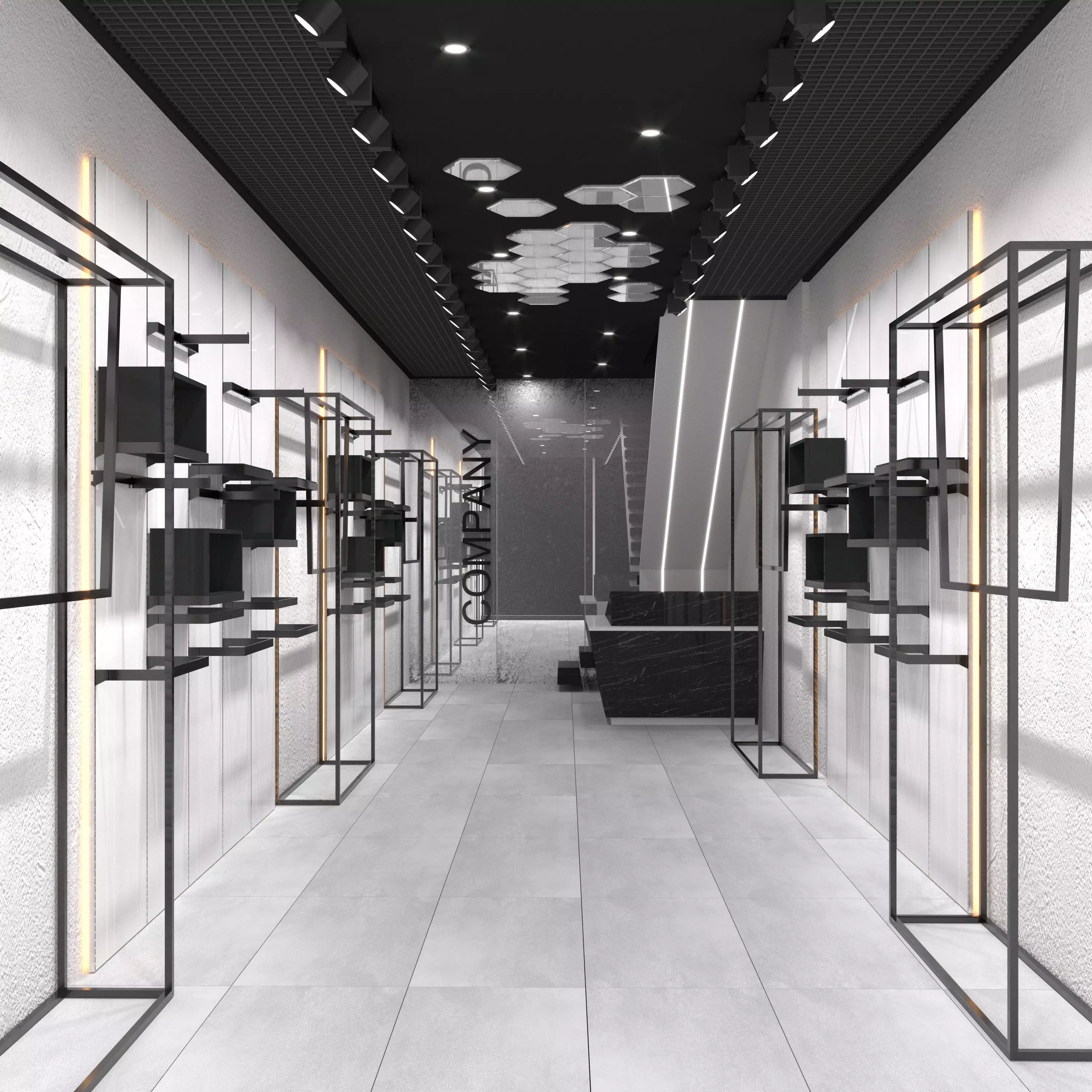 Shopping wear corona render 3D model_0