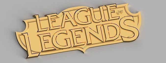 League of Legends Logo Free 3D print model