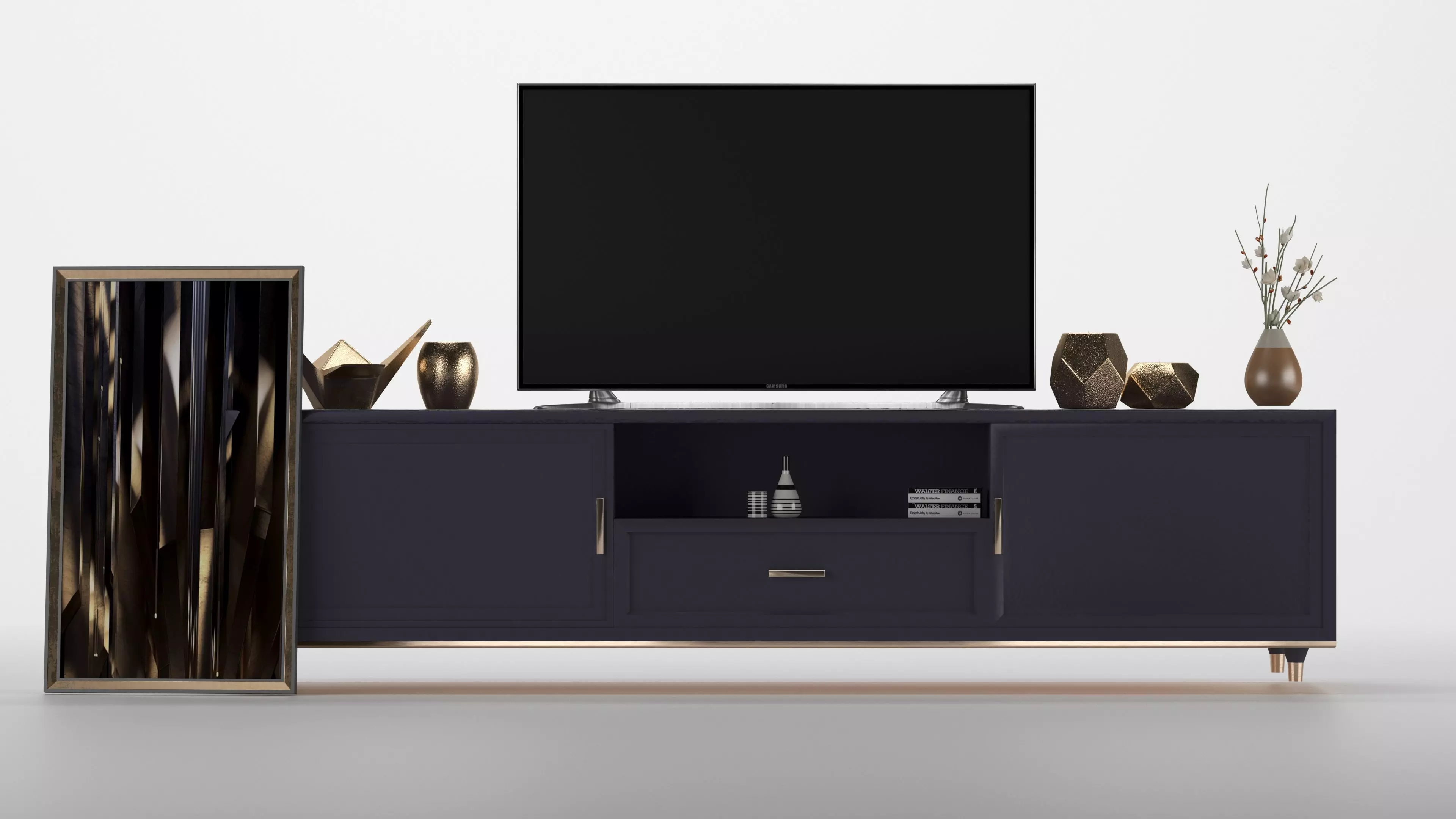 TV Stand SET Samsung Free 3D model