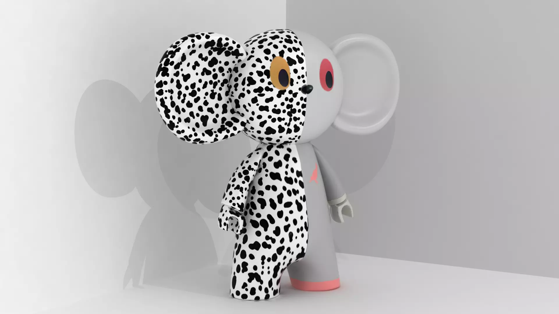 Cheburashka 3D model toy Free 3D model_0