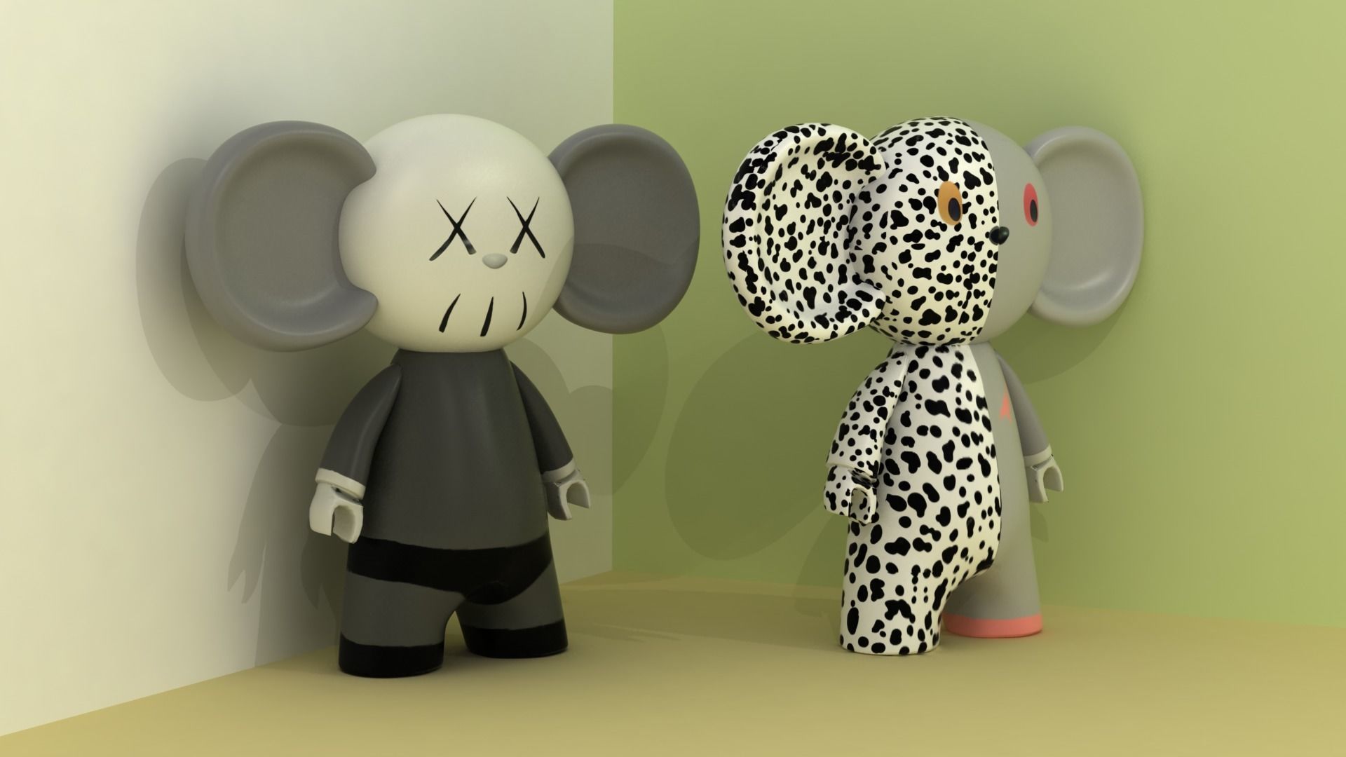 Cheburashka 3D model toy Free 3D model_4