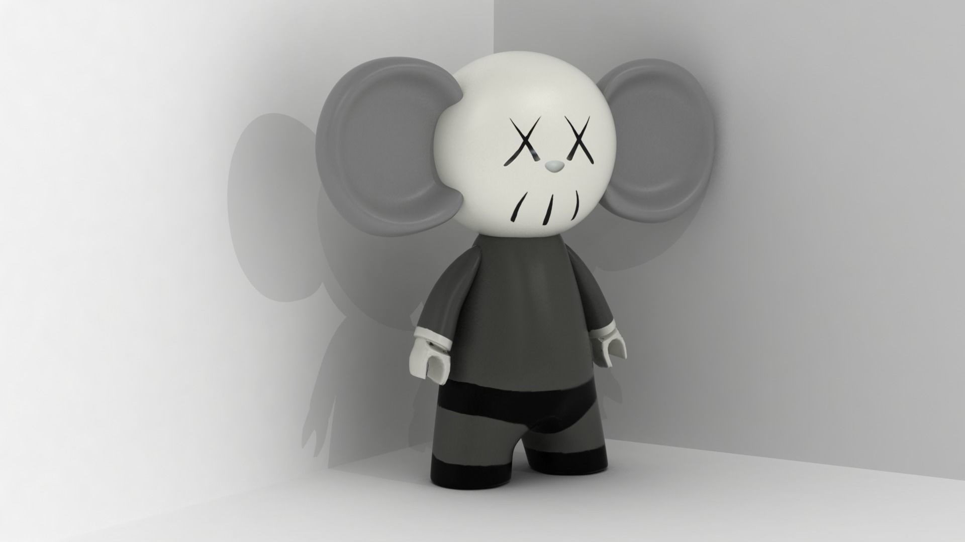 Cheburashka 3D model toy Free 3D model_1