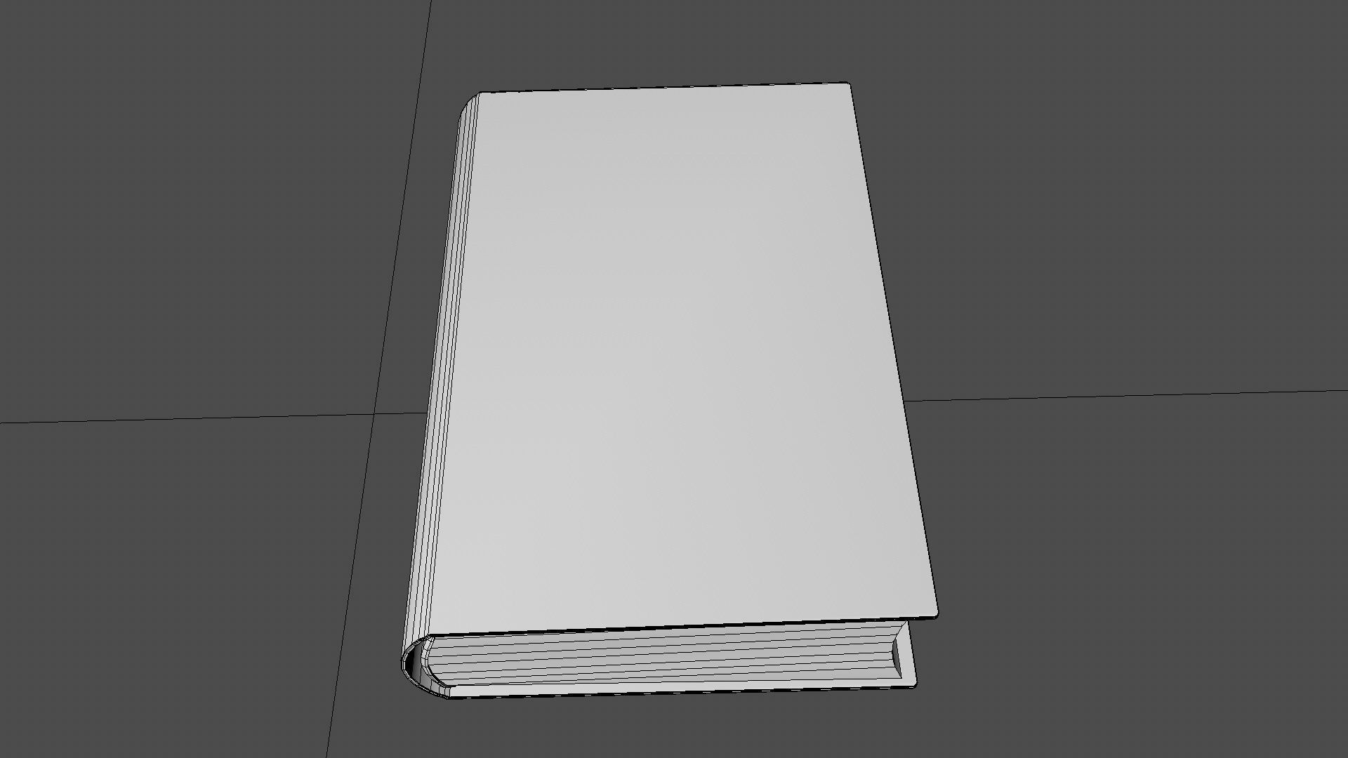 Old book cover Low-poly 3D model_24