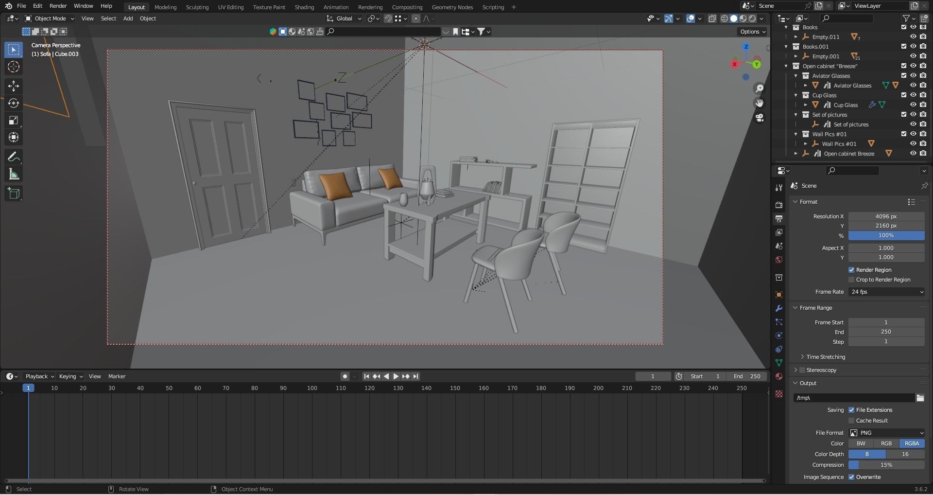 Interior Design 3D model_3