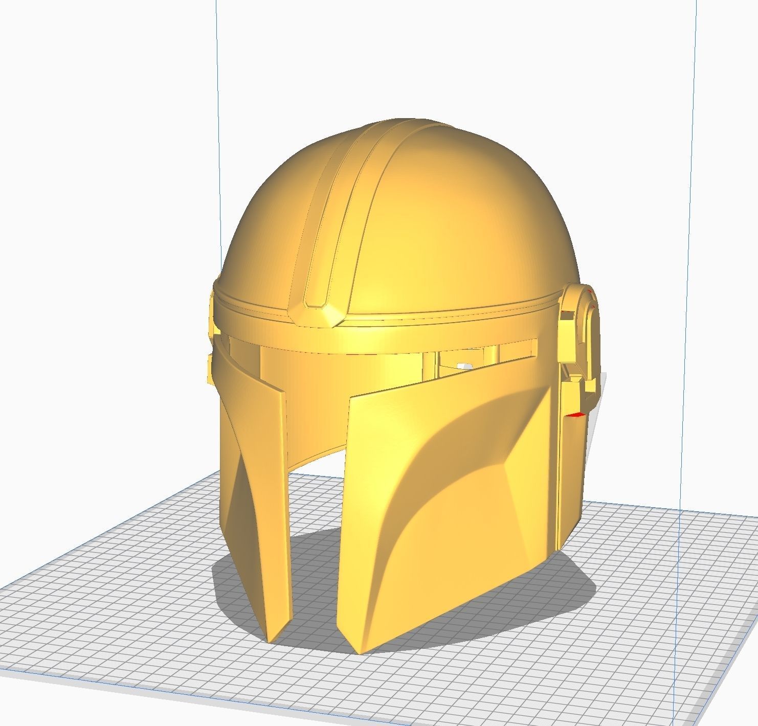Star Wars The Mandalorian Helmet Cosplay 3D print model_9
