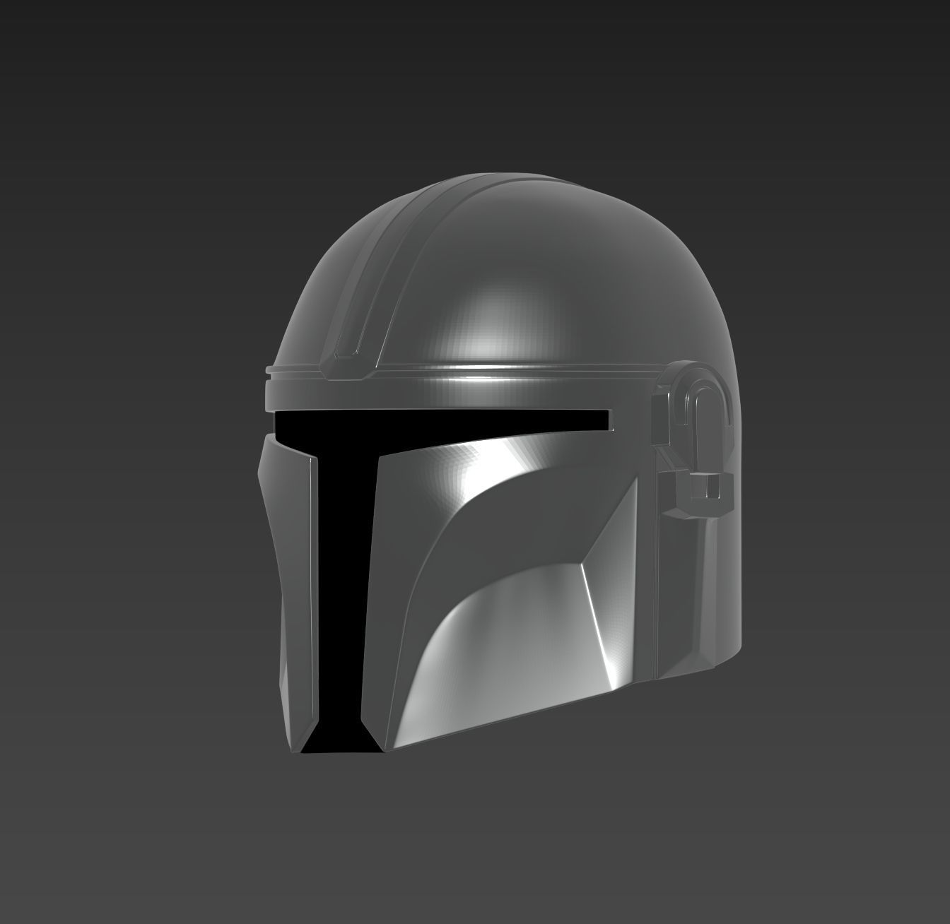 Star Wars The Mandalorian Helmet Cosplay 3D print model_1