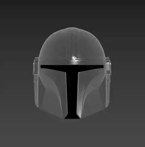 Star Wars The Mandalorian Helmet Cosplay 3D print model