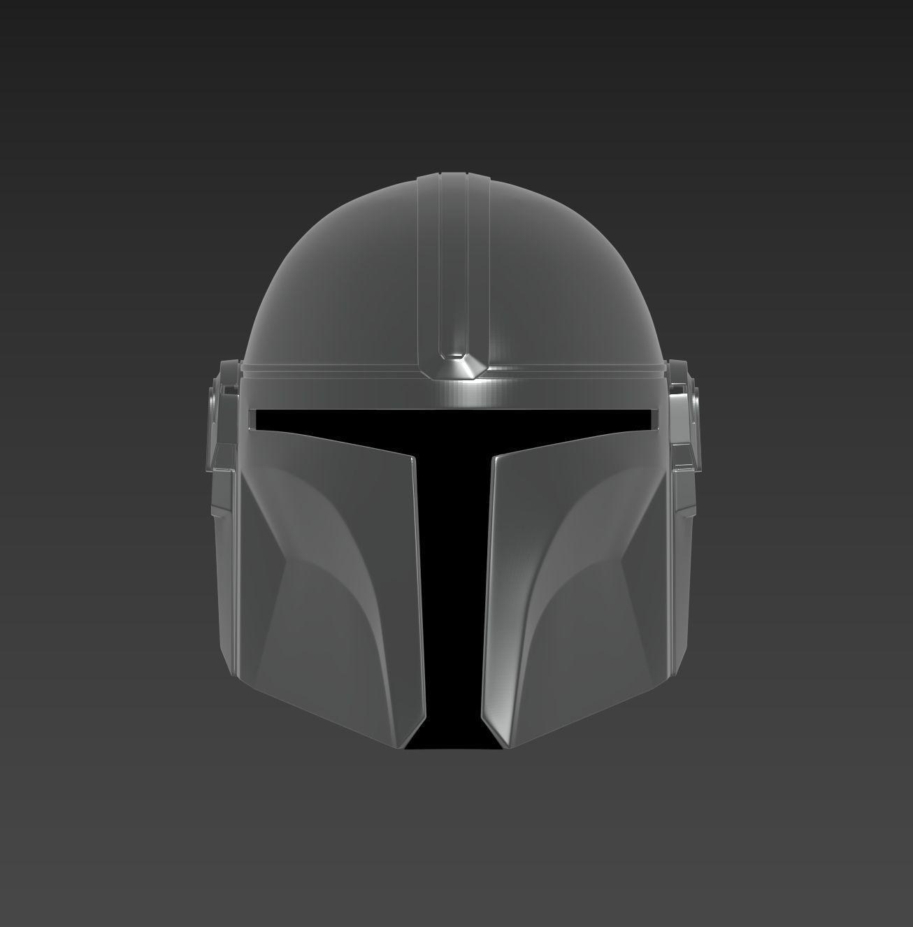 Star Wars The Mandalorian Helmet Cosplay 3D print model_0