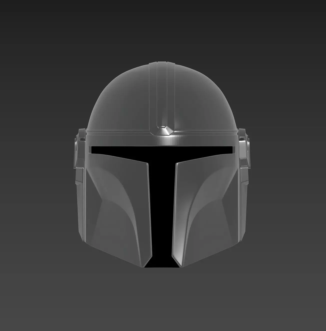 Star Wars The Mandalorian Helmet Cosplay 3D print model_0
