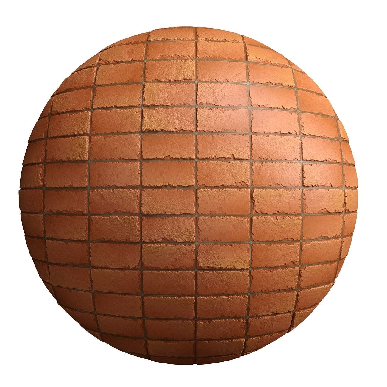 Materials 11- Brick Tiles PBR in 4 Patterns Texture_2