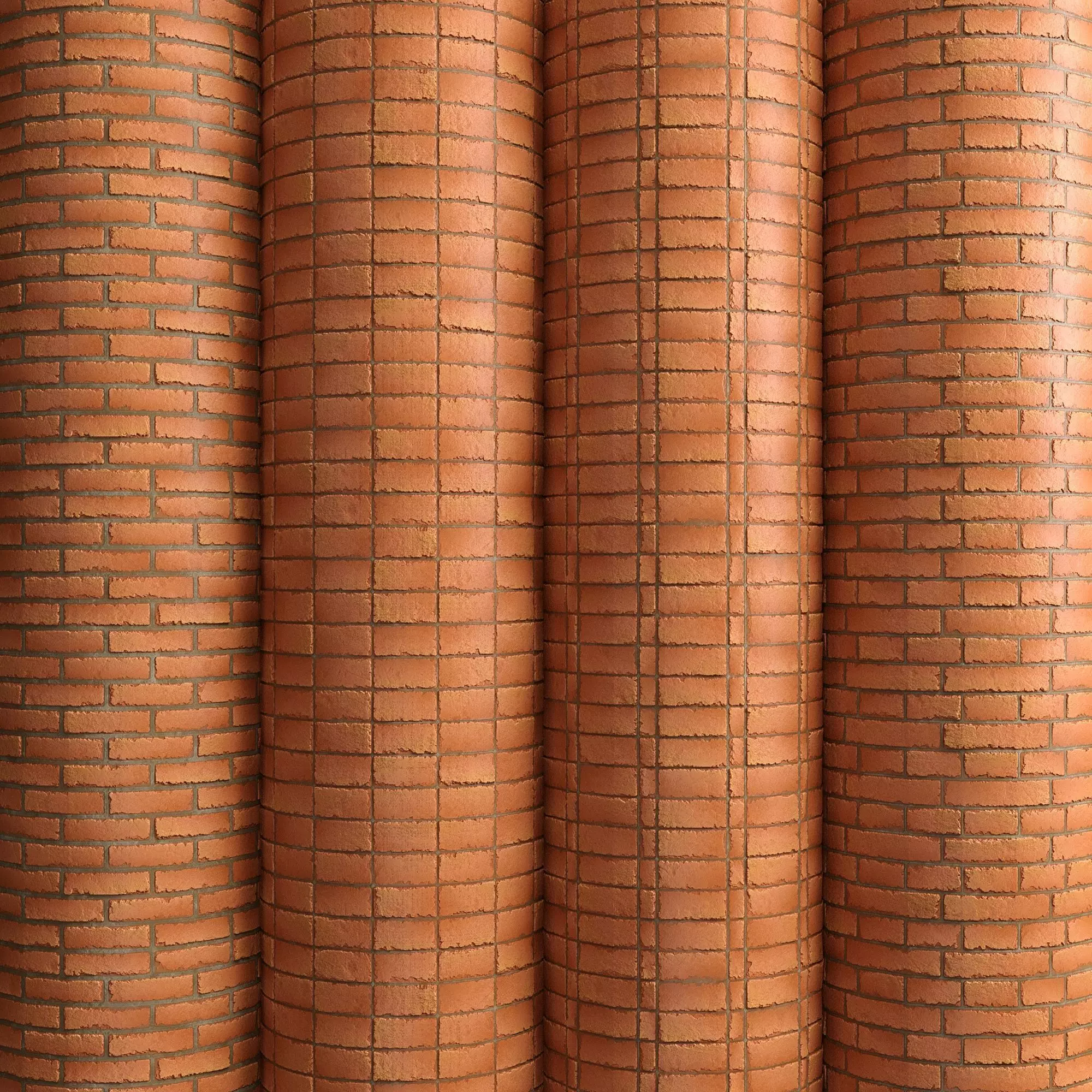Materials 11- Brick Tiles PBR in 4 Patterns Texture_0