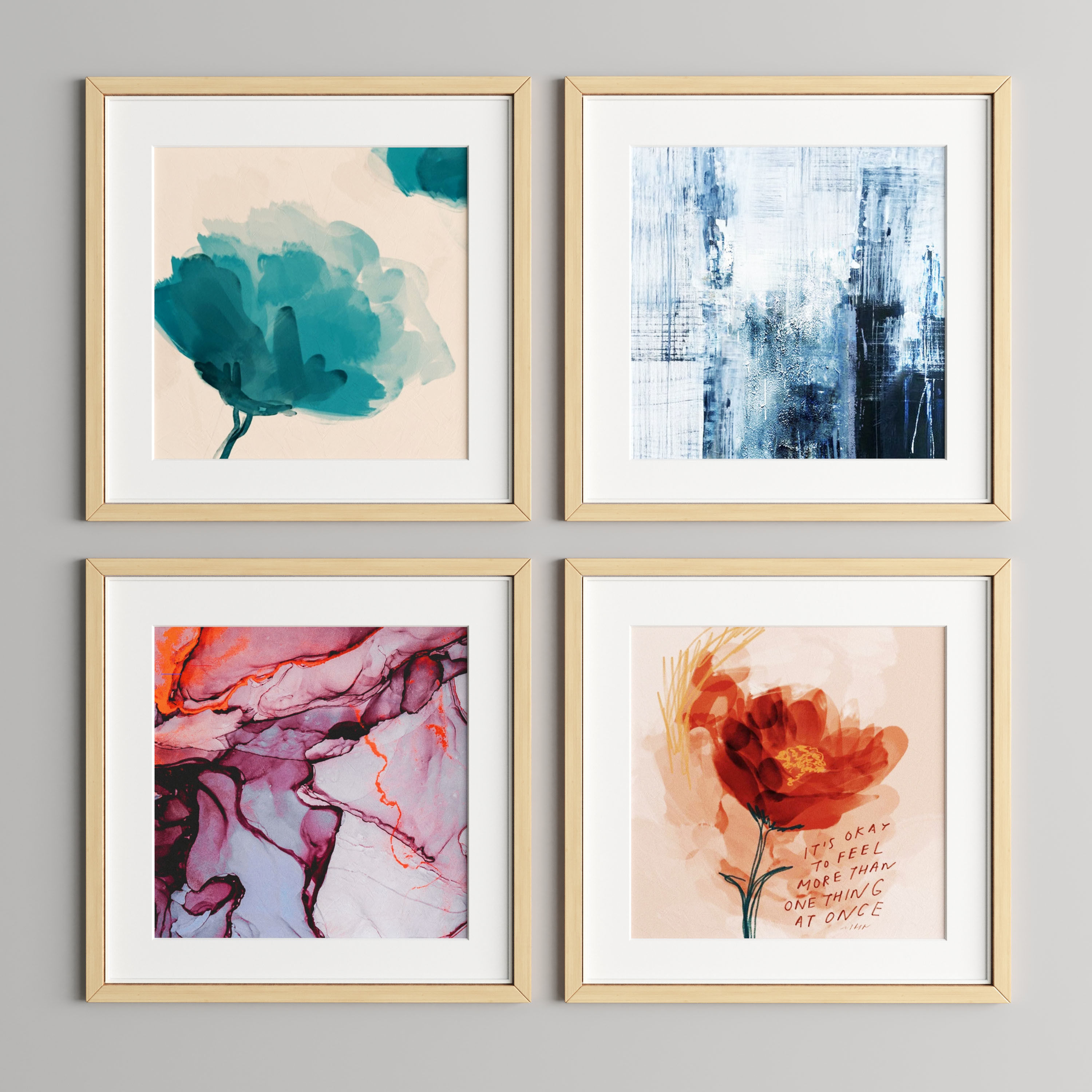 Art Frame B12 Low-poly 3D model_2