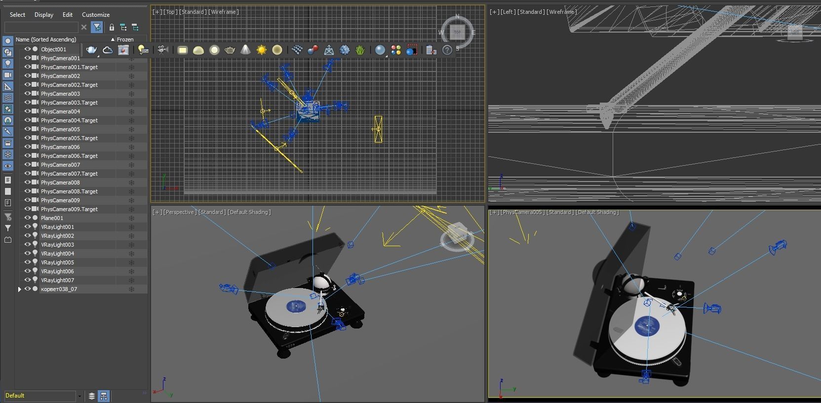 Korvet 038 Soviet turntable 3D model_19