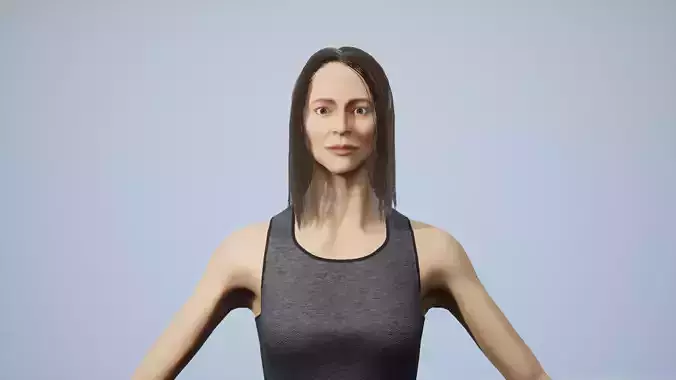 Female Fitness Trainer - UE4