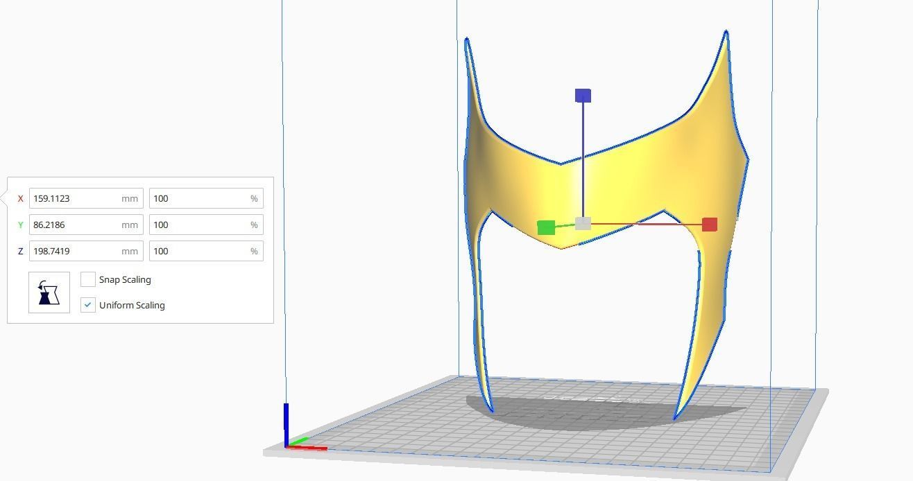 Scarlet Witch Crown Headpiece WandaVision - STL File 3D print model_3
