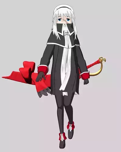 Mary Read Fate Grand Order Low-poly 3D model