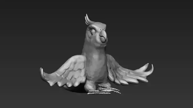 Zen Cockatoo 3D print model
