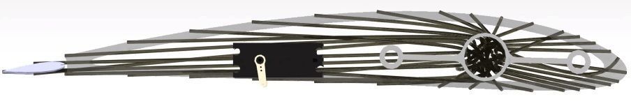 tunel de viento y perfil NACA 4212 3D model_11