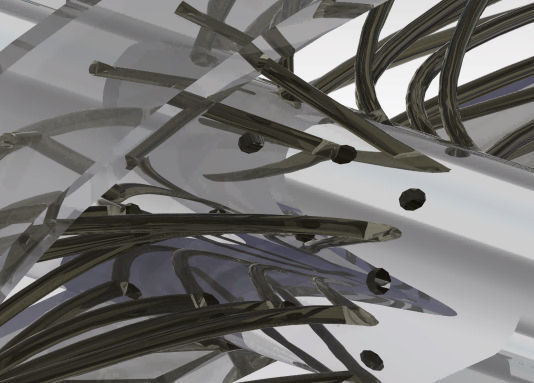 tunel de viento y perfil NACA 4212 3D model_18