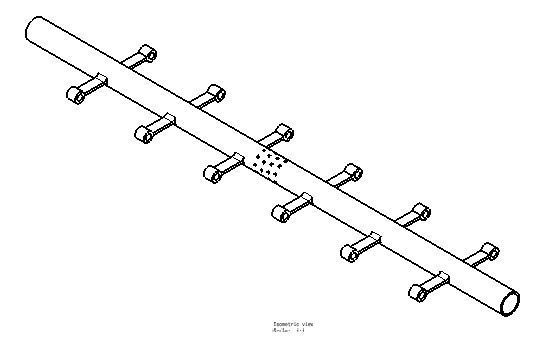 tunel de viento y perfil NACA 4212 3D model_7