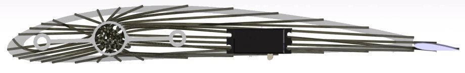 tunel de viento y perfil NACA 4212 3D model_9