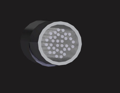 tunel de viento y perfil NACA 4212 3D model_10