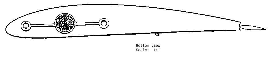 tunel de viento y perfil NACA 4212 3D model_2