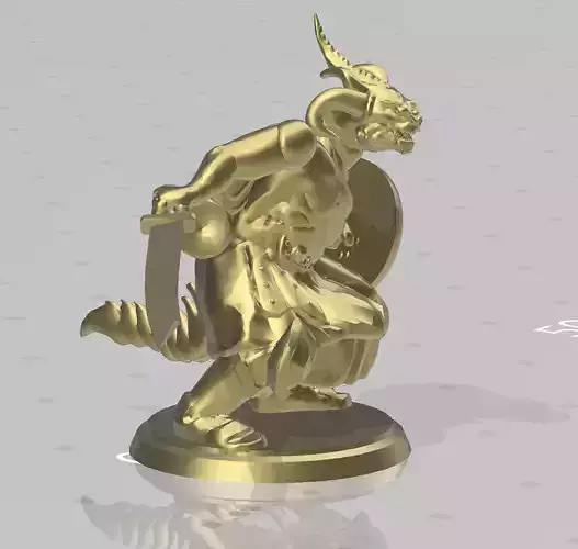 Dragonborn With back pack combat ready 