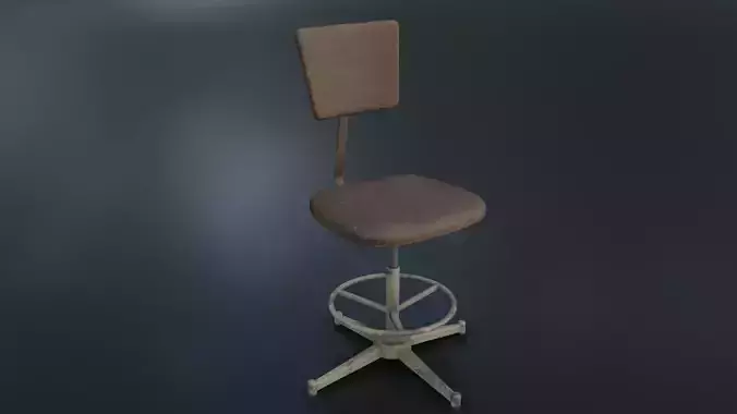 Old Dirty Office Chair 03