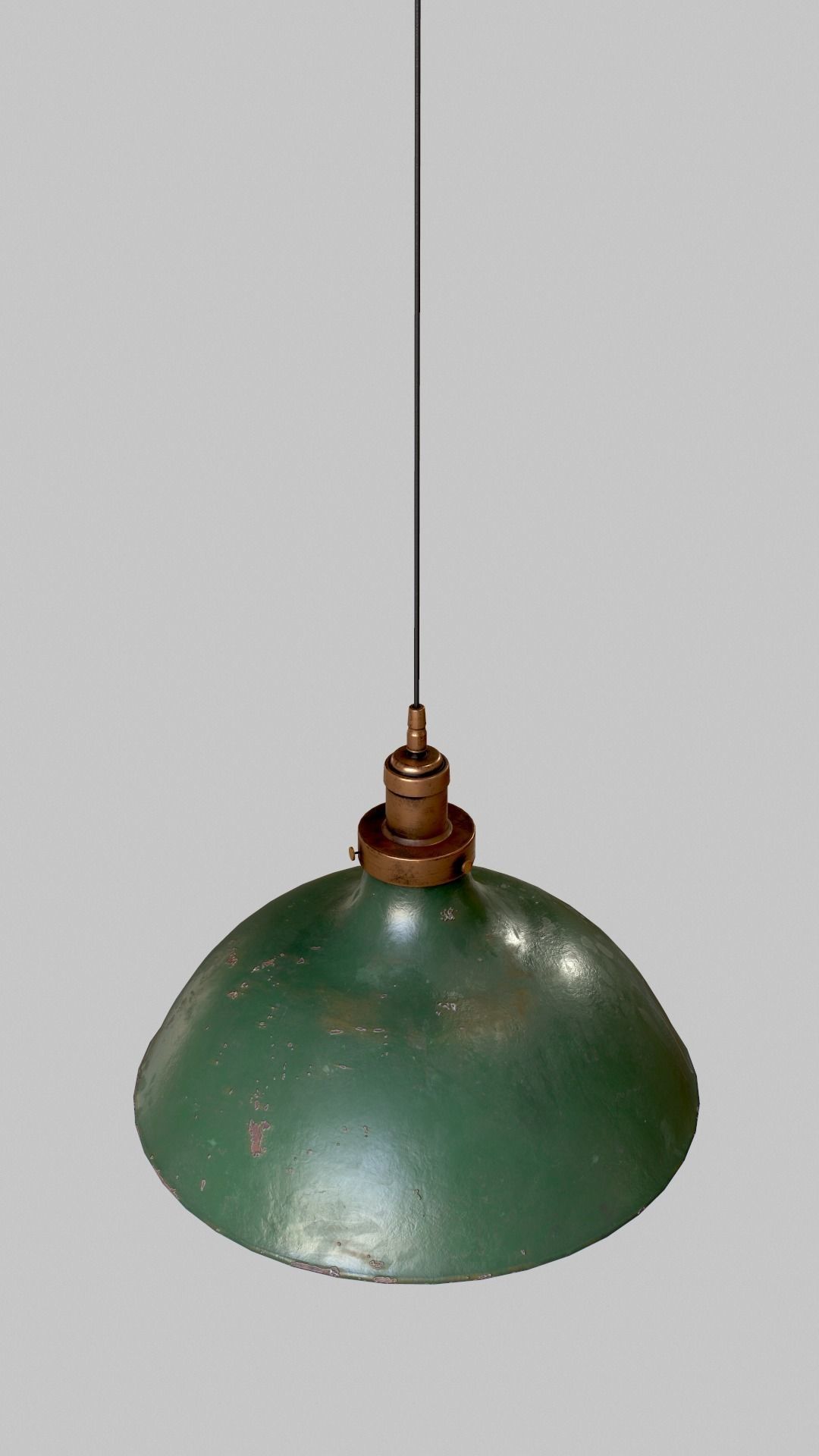 Old Pendant Lamp 4K Low-poly 3D model_23