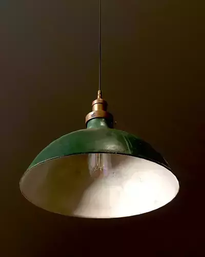 Old Pendant Lamp 4K Low-poly 3D model