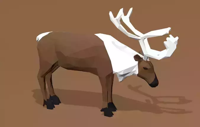 Reindeer Cartoon 3D print model