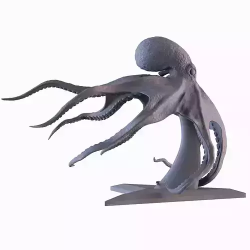 Octopus Statue 3D print model