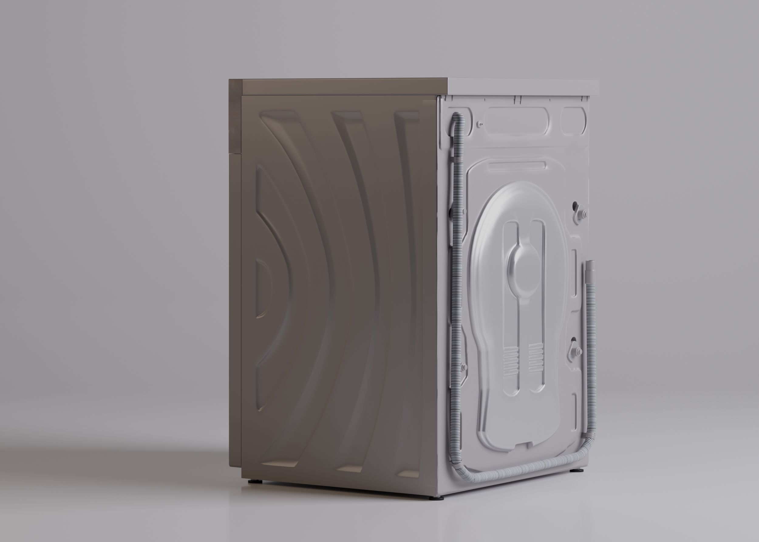 Washing Machine - Panasonic Econavi 3D model_1