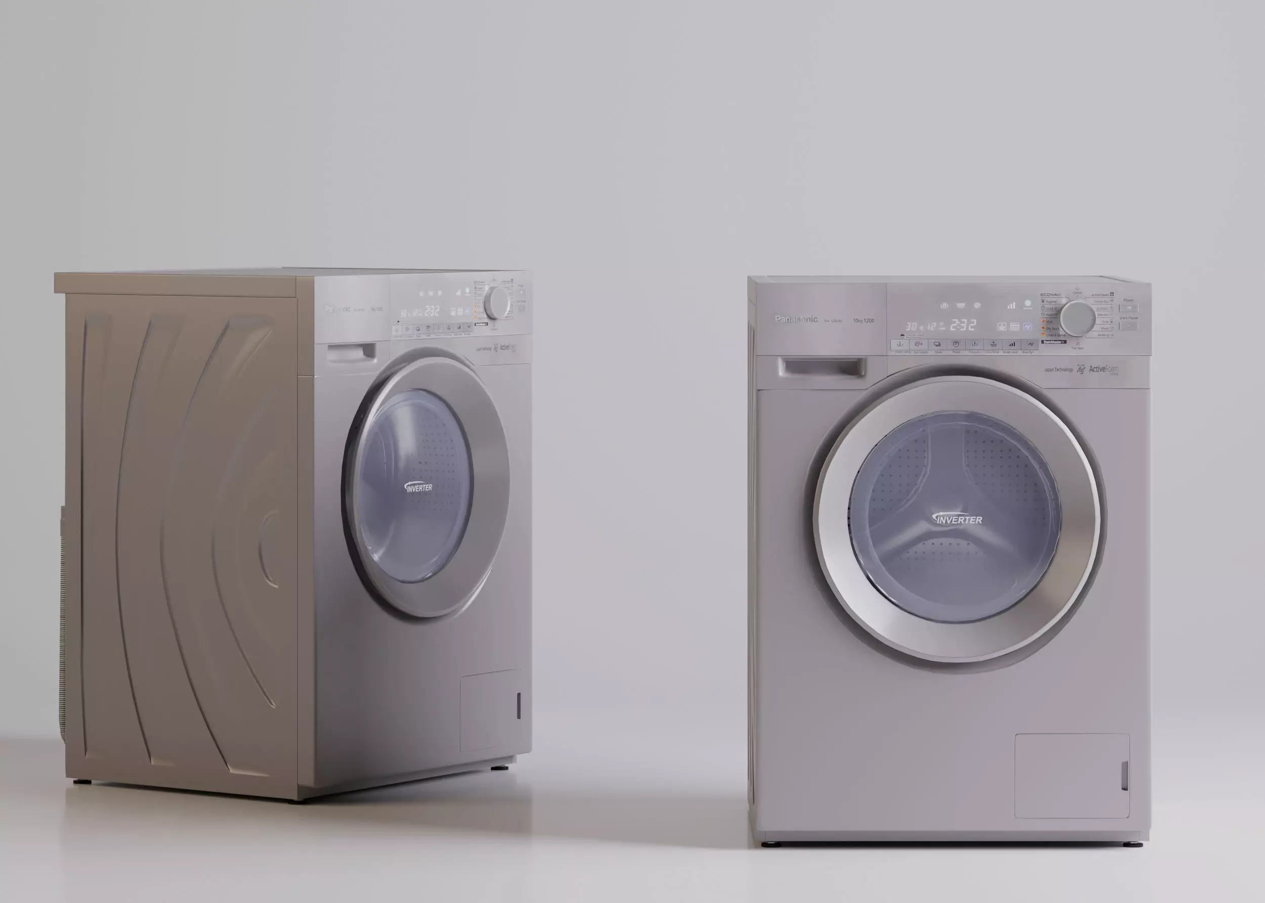 Washing Machine - Panasonic Econavi 3D model_0