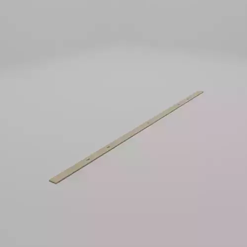 Wooden Meter Stick Low-poly 3D model