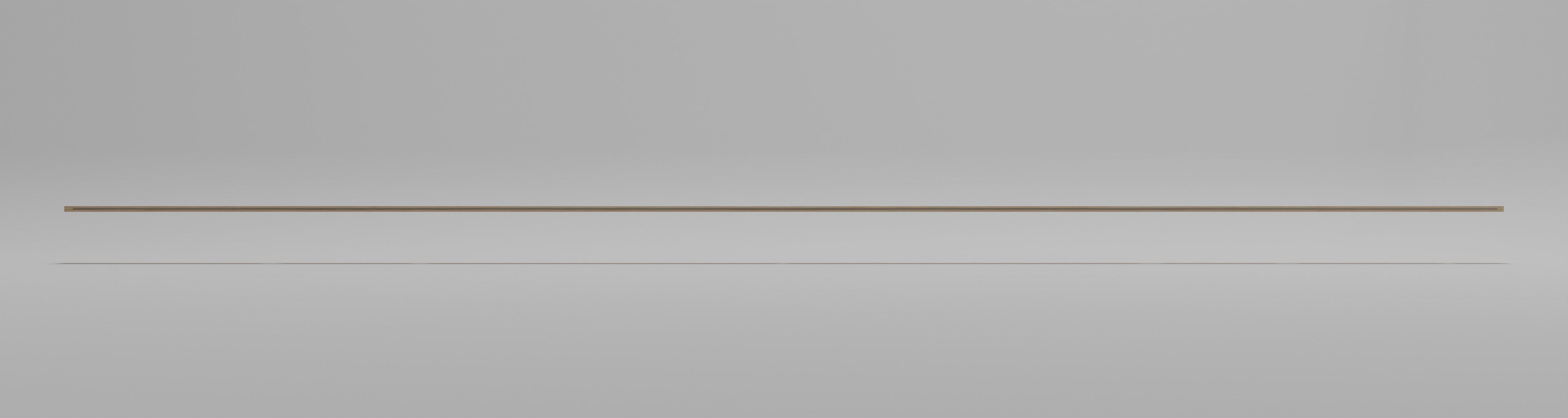 Wooden Meter Stick Low-poly 3D model_6