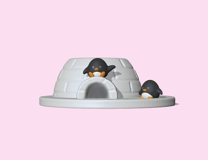 Cute Igloo Pot 3D print model_2