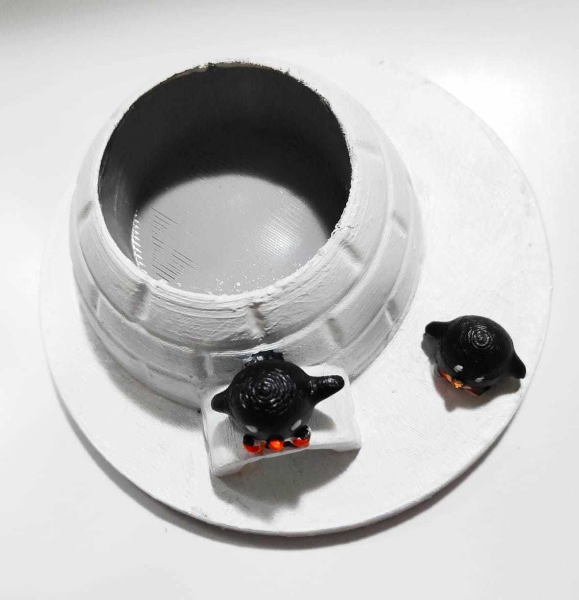 Cute Igloo Pot 3D print model_8