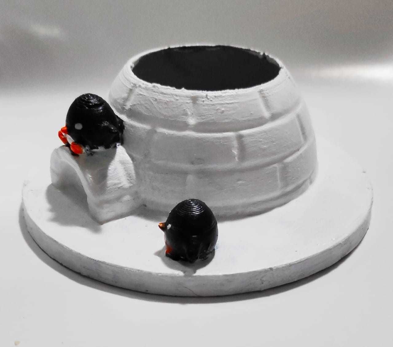 Cute Igloo Pot 3D print model_7