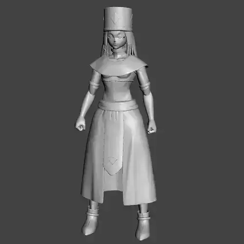God of Destruction Helles 3D Model 3D print model