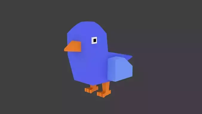 Low Poly Bird Rig