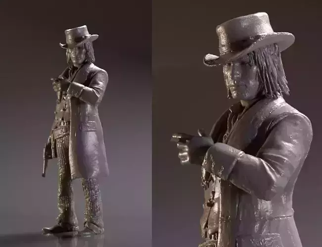 JHON MARSTON 3D PRINTING MODEL 3D print model JHON MARSTON 3D PRINTING MODEL 3D print model