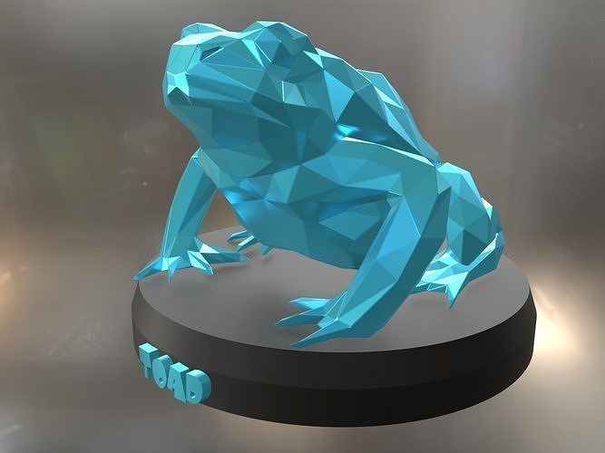 Poly Toad 3D print model