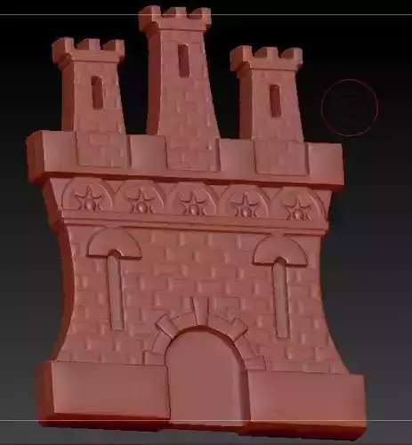 Castillo Relieve 3D model