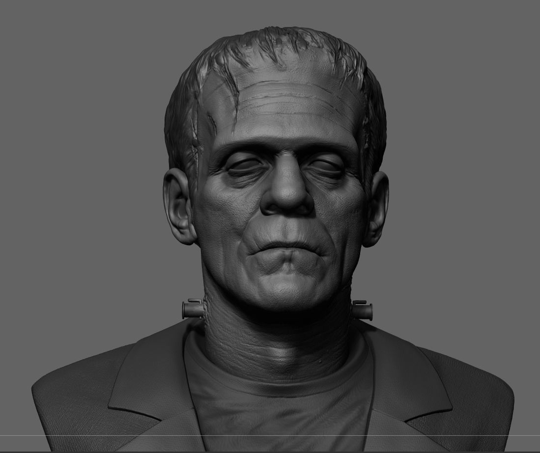 Frankensteins Monster 3D print model_8
