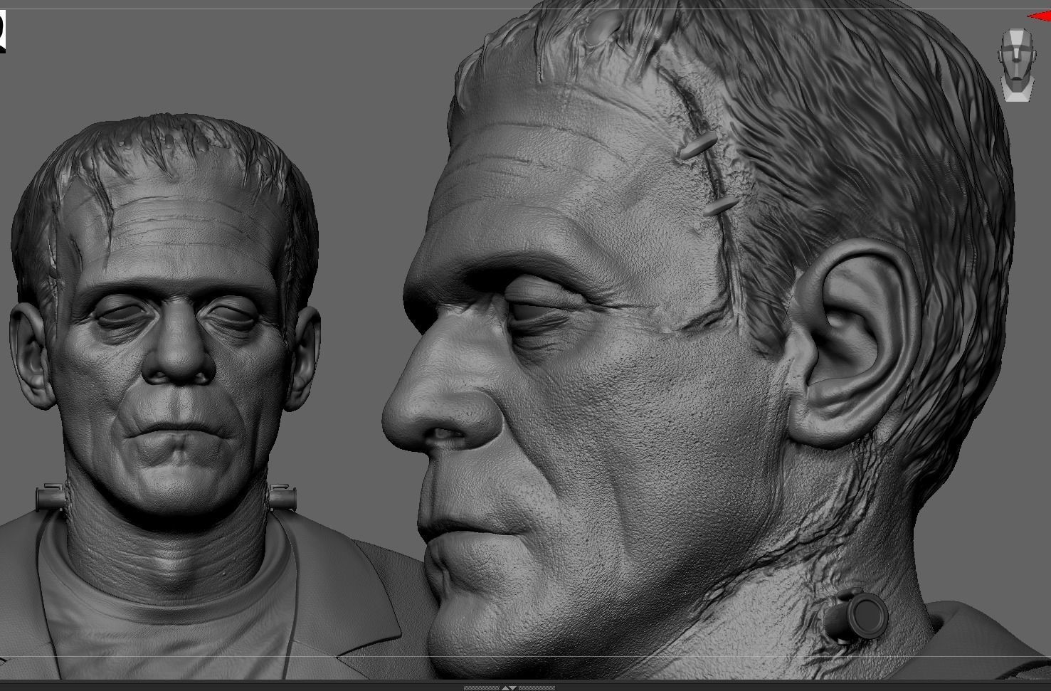 Frankensteins Monster 3D print model_6