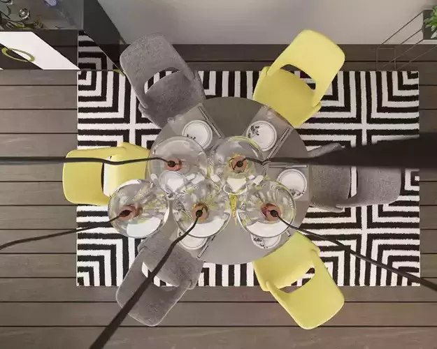 Table chair decorative SET 100