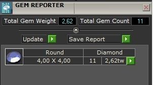 Cross with gem 3D print model_1