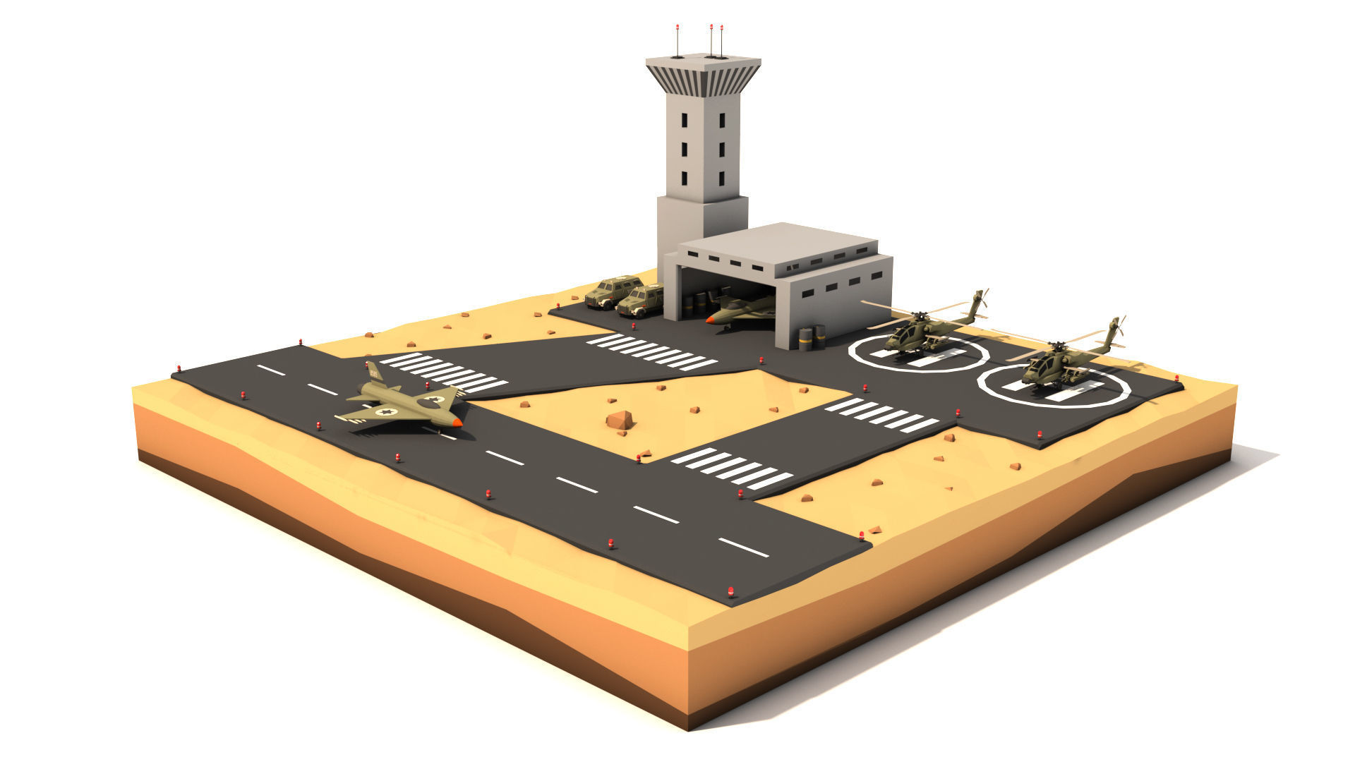 Polygon Military Combo Pack Low-poly 3D model_8